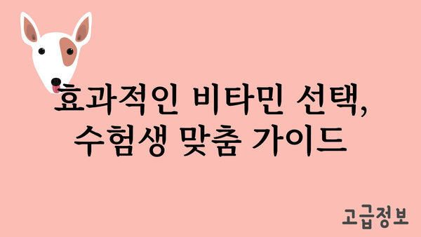 수험생 필수템! 🧠  공부 효과 UP 시켜주는 비타민 추천 | 수험생, 건강, 집중력, 영양제, 공부 효과