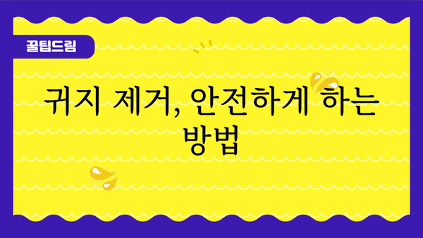 귀지 제거, 안전하고 효과적으로 하는 방법 | 귀지 제거 도구, 귀지 제거 주의사항, 귀지 제거 팁