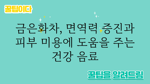 금은화의 놀라운 효능 7가지 | 금은화차, 금은화 효능, 금은화 부작용, 금은화 먹는법