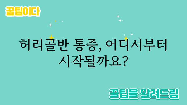 허리골반 통증의 원인과 해결책| 증상별 맞춤 관리 가이드 | 허리 통증, 골반 통증, 통증 완화, 운동, 자세