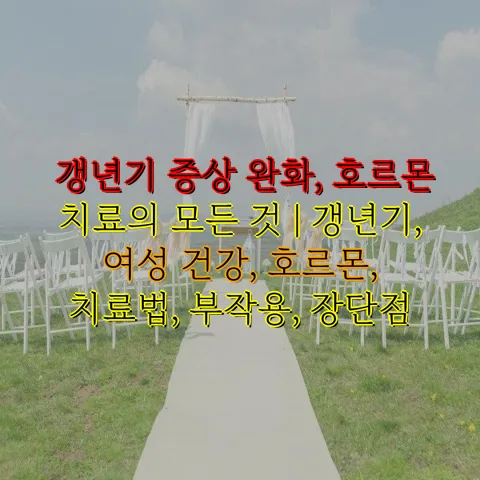 갱년기 증상 완화
