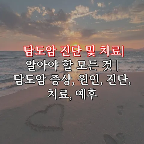 담도암 진단