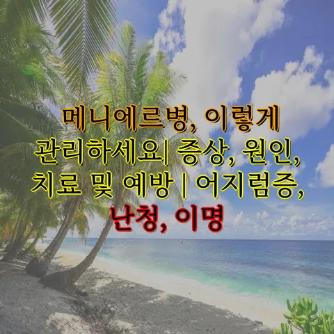 메니에르병