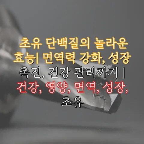 초유 단백질
