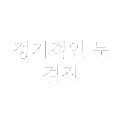 정기적인 눈 검진